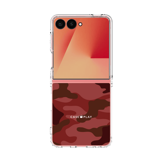 クリアケース［ Camouflage - Red ］