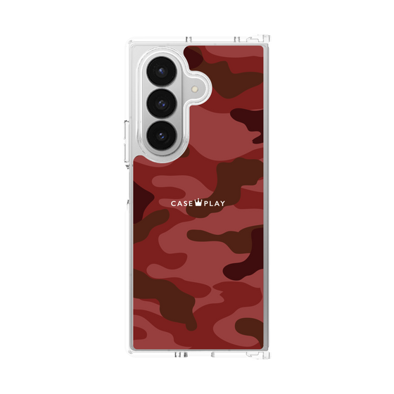 クリアケース［ Camouflage - Red ］