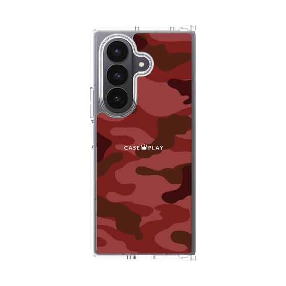 クリアケース［ Camouflage - Red ］