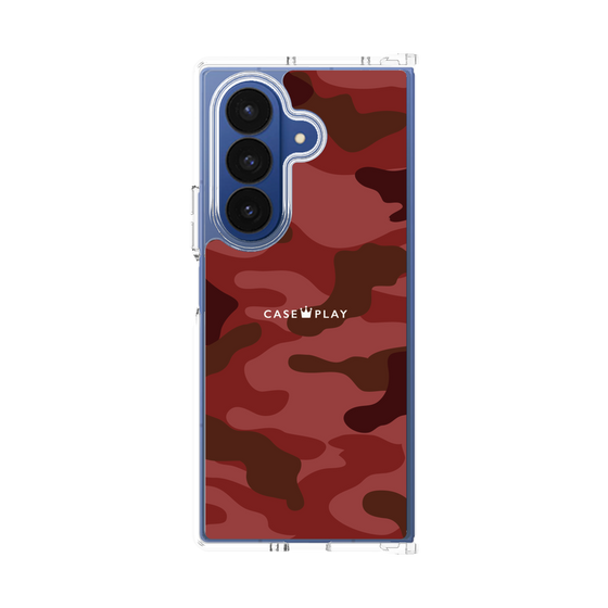 クリアケース［ Camouflage - Red ］
