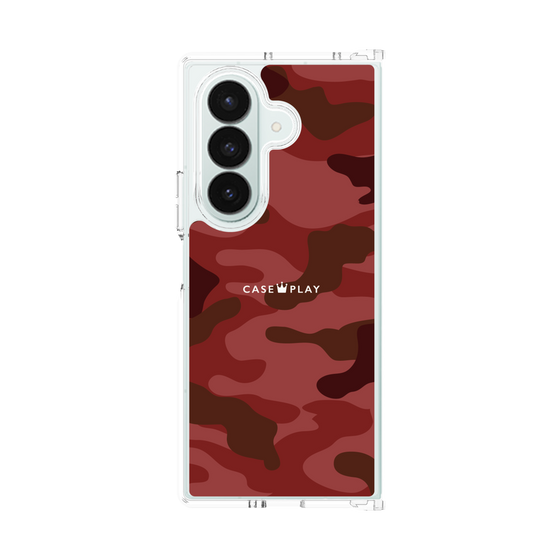 クリアケース［ Camouflage - Red ］