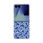 クリアケース［ 唐草模様 - Blue ］