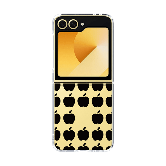 クリアケース［ Apple - Black ］