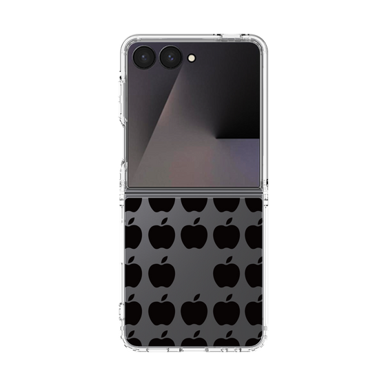 クリアケース［ Apple - Black ］