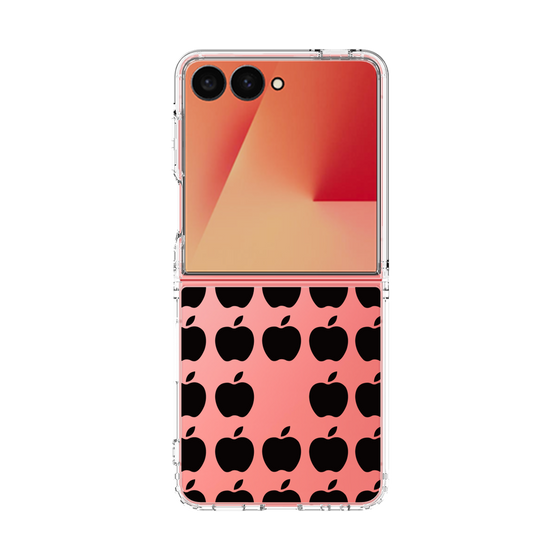 クリアケース［ Apple - Black ］