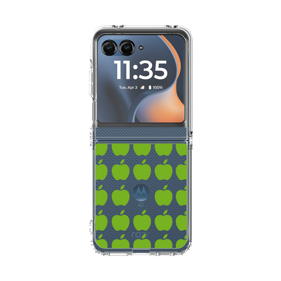 クリアケース［ Apple - Green ］