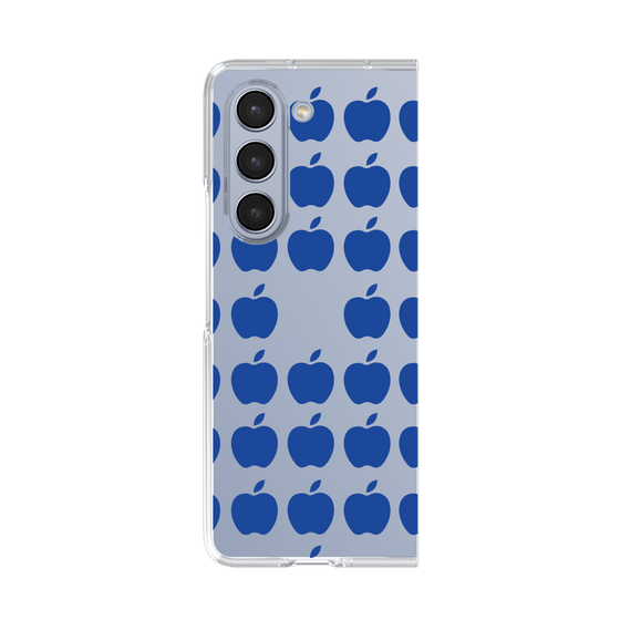 クリアケース［ Apple - Blue ］