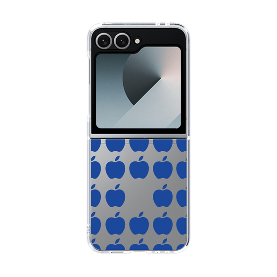 クリアケース［ Apple - Blue ］