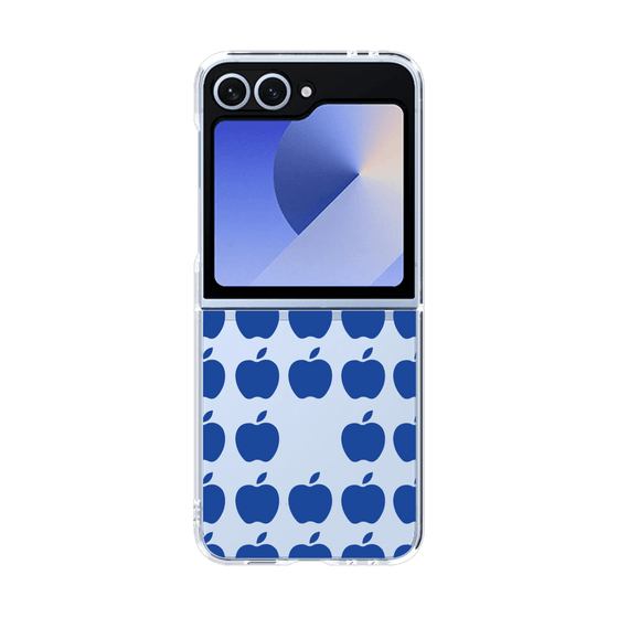 クリアケース［ Apple - Blue ］