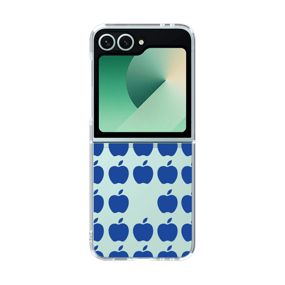 クリアケース［ Apple - Blue ］