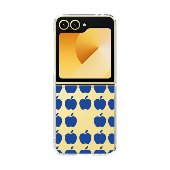 クリアケース［ Apple - Blue ］