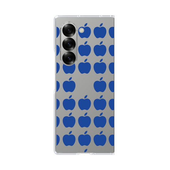 クリアケース［ Apple - Blue ］