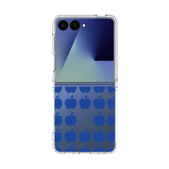 クリアケース［ Apple - Blue ］