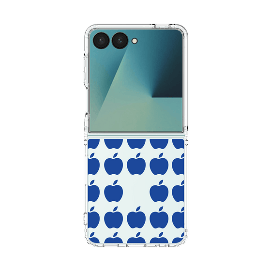 クリアケース［ Apple - Blue ］