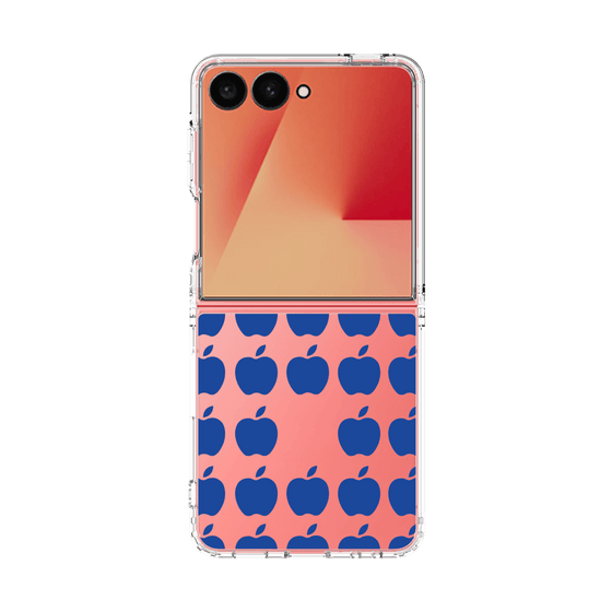 クリアケース［ Apple - Blue ］