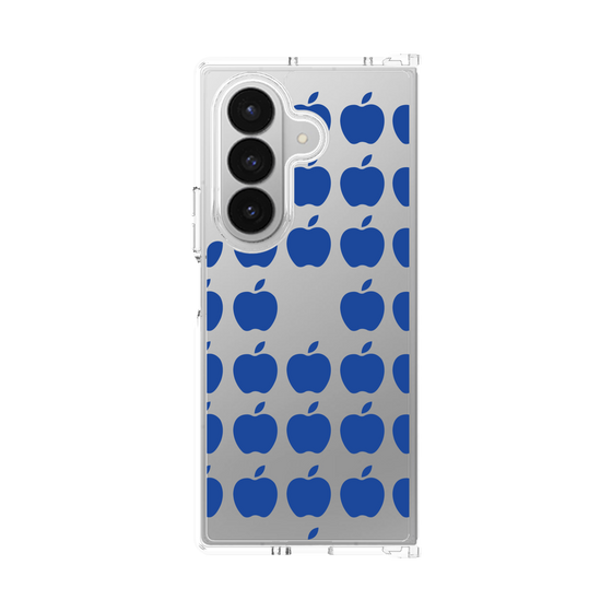 クリアケース［ Apple - Blue ］