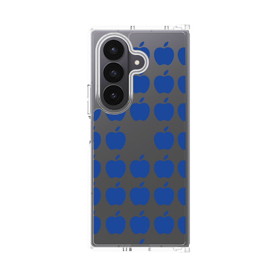 クリアケース［ Apple - Blue ］