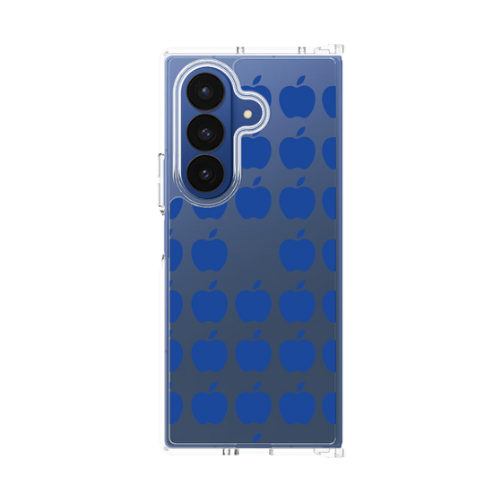 クリアケース［ Apple - Blue ］