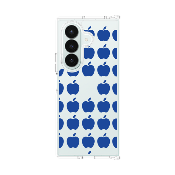 クリアケース［ Apple - Blue ］