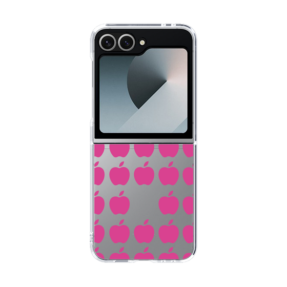 クリアケース［ Apple - Pink ］
