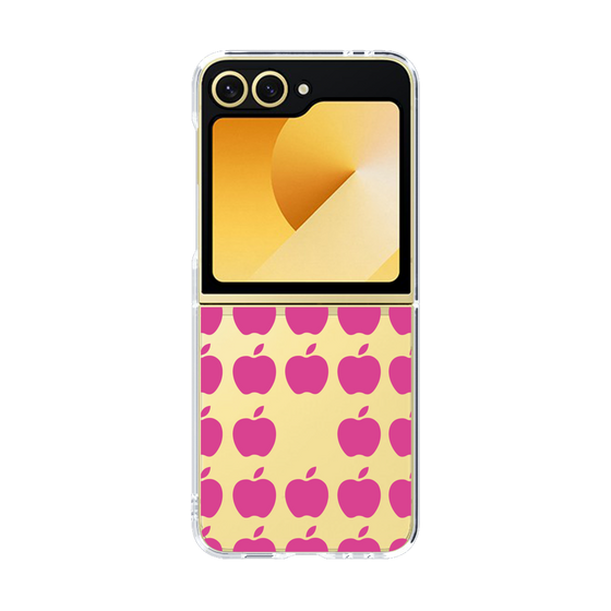 クリアケース［ Apple - Pink ］