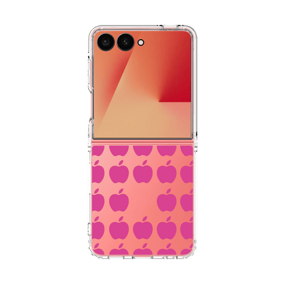 クリアケース［ Apple - Pink ］