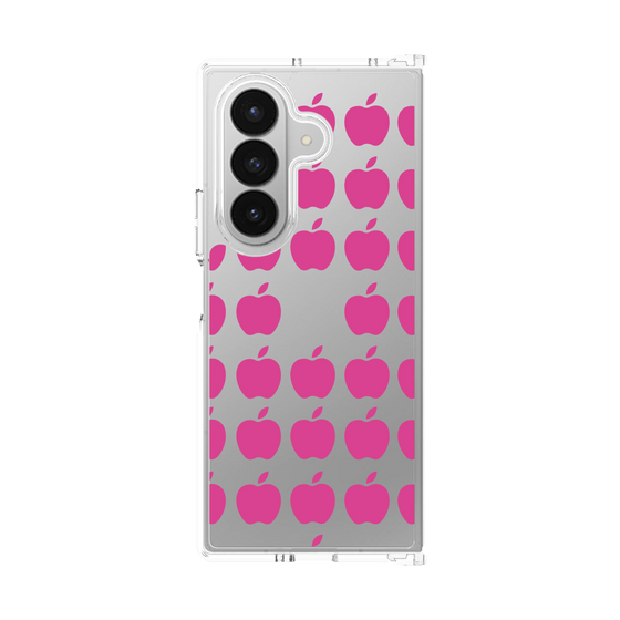 クリアケース［ Apple - Pink ］