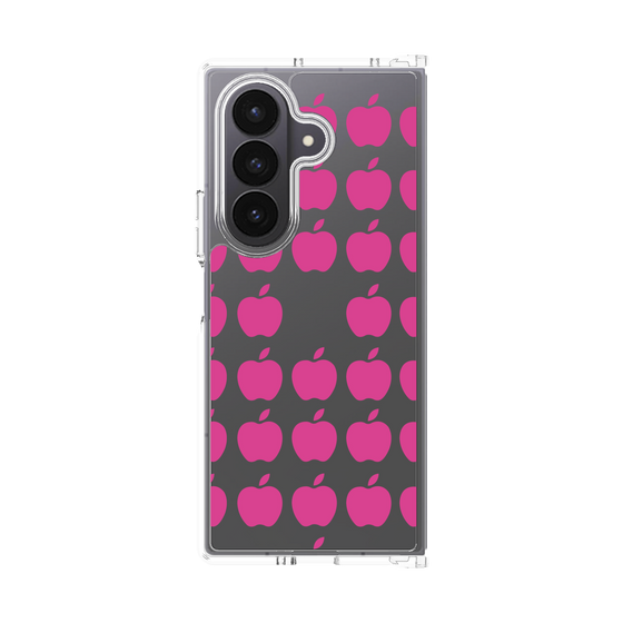 クリアケース［ Apple - Pink ］