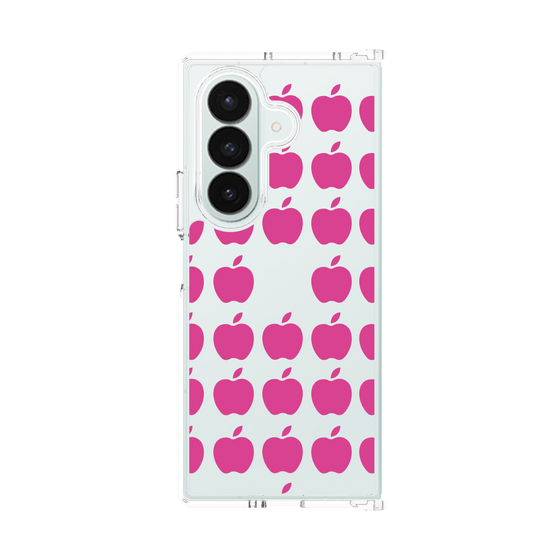クリアケース［ Apple - Pink ］