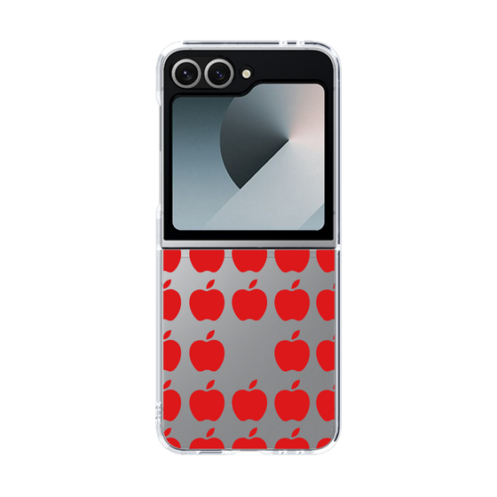 クリアケース［ Apple - Red ］