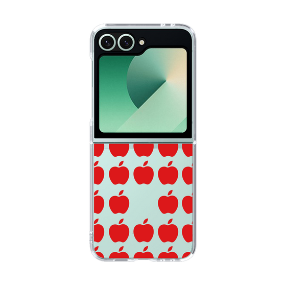 クリアケース［ Apple - Red ］