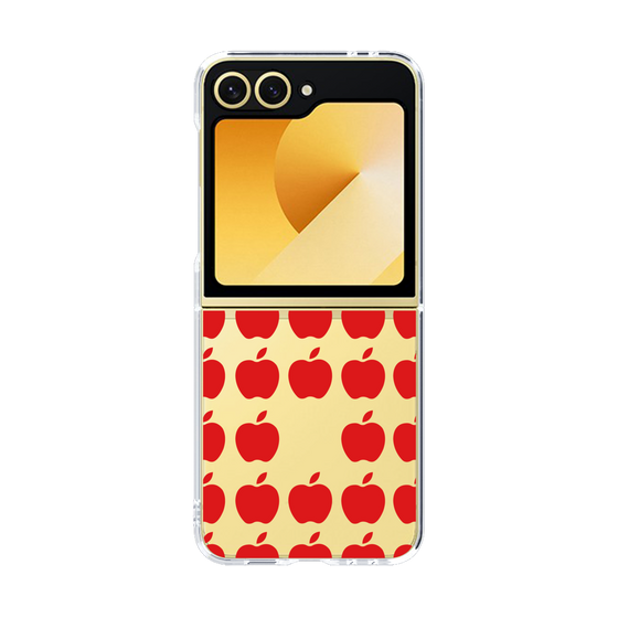 クリアケース［ Apple - Red ］