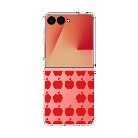 クリアケース［ Apple - Red ］