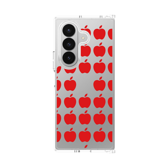 クリアケース［ Apple - Red ］