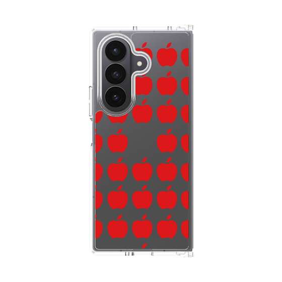 クリアケース［ Apple - Red ］
