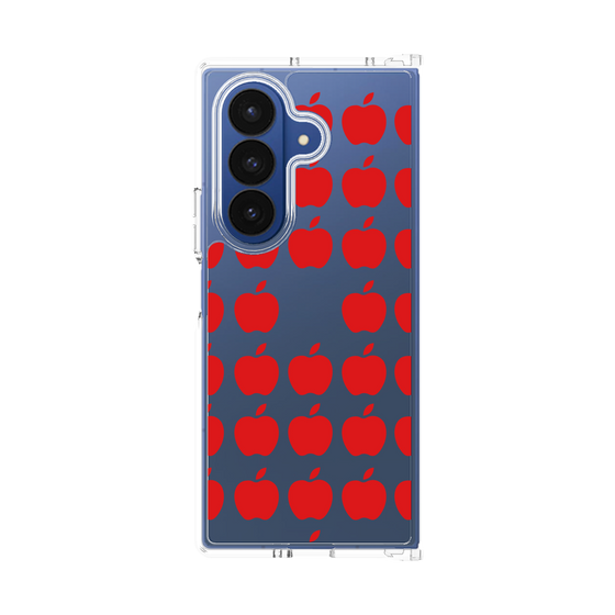 クリアケース［ Apple - Red ］