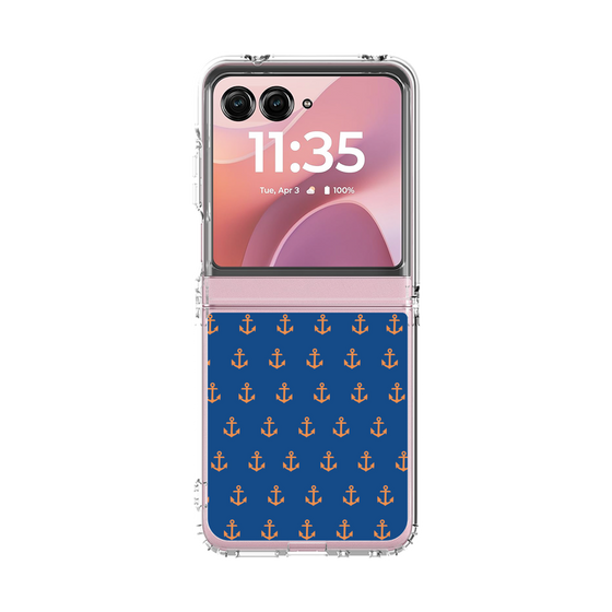 クリアケース［ Anchor - Orange ］