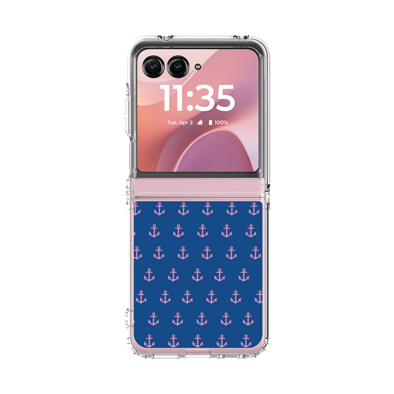 クリアケース［ Anchor - Pink ］