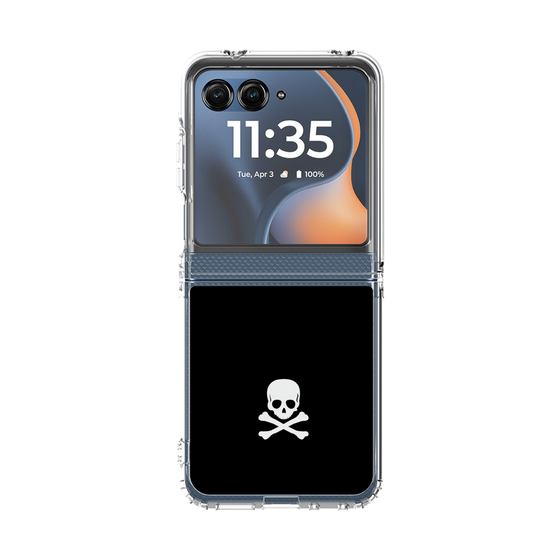 クリアケース［ スカル - Black ］