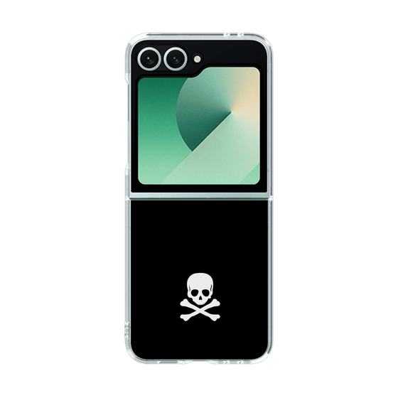 クリアケース［ スカル - Black ］