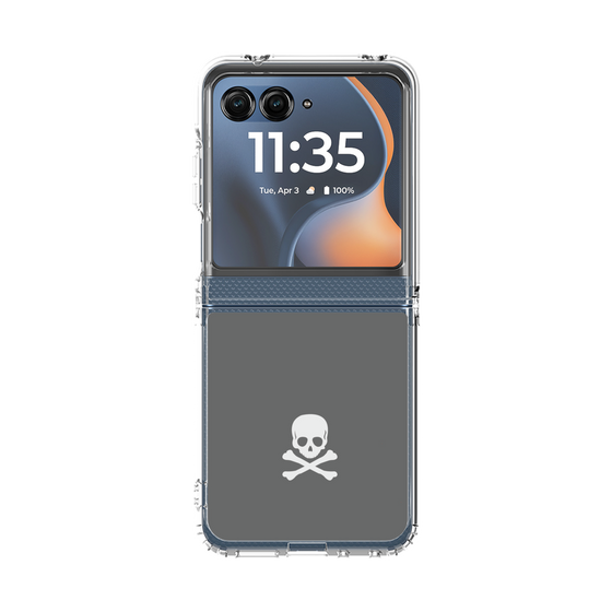 クリアケース［ スカル - Gray ］