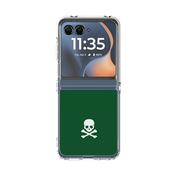クリアケース［ スカル - Green ］