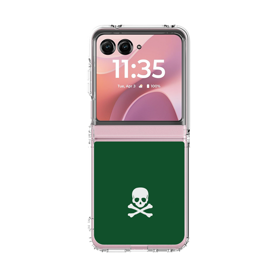 クリアケース［ スカル - Green ］