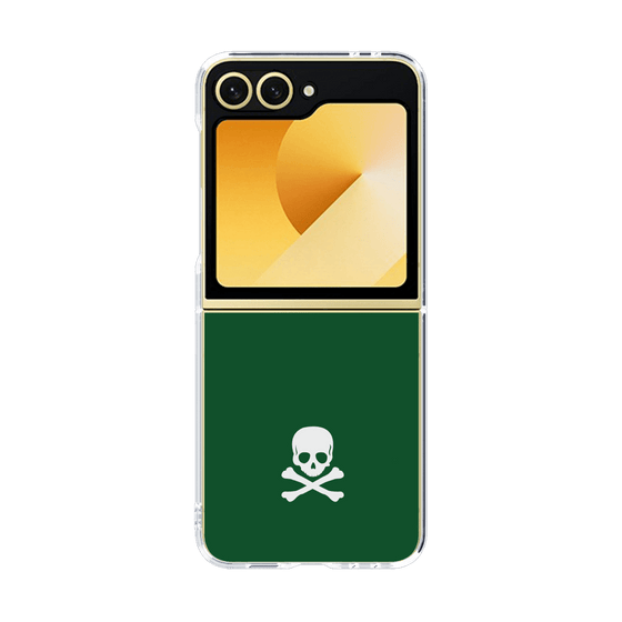 クリアケース［ スカル - Green ］