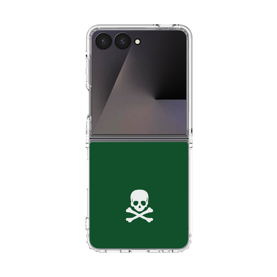 クリアケース［ スカル - Green ］