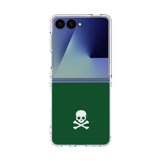 クリアケース［ スカル - Green ］