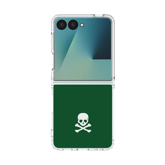 クリアケース［ スカル - Green ］