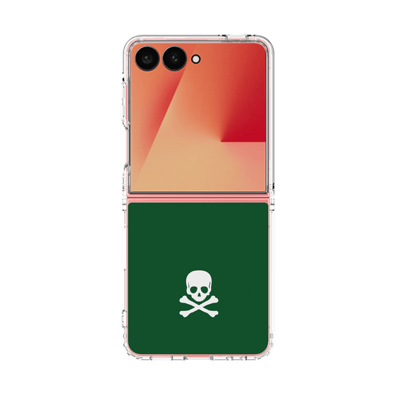 クリアケース［ スカル - Green ］