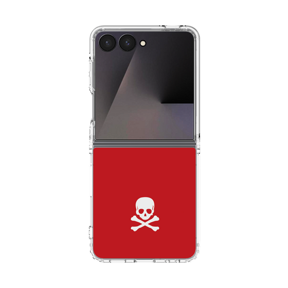 クリアケース［ スカル - Red ］
