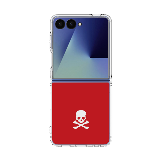 クリアケース［ スカル - Red ］